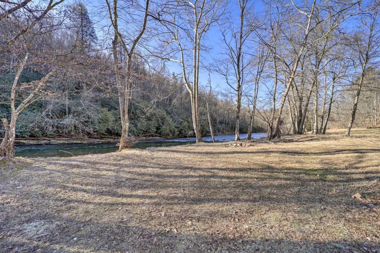 Spruce Pine Riverfront Rental Deck And 2 Fire Pits! Buitenkant foto