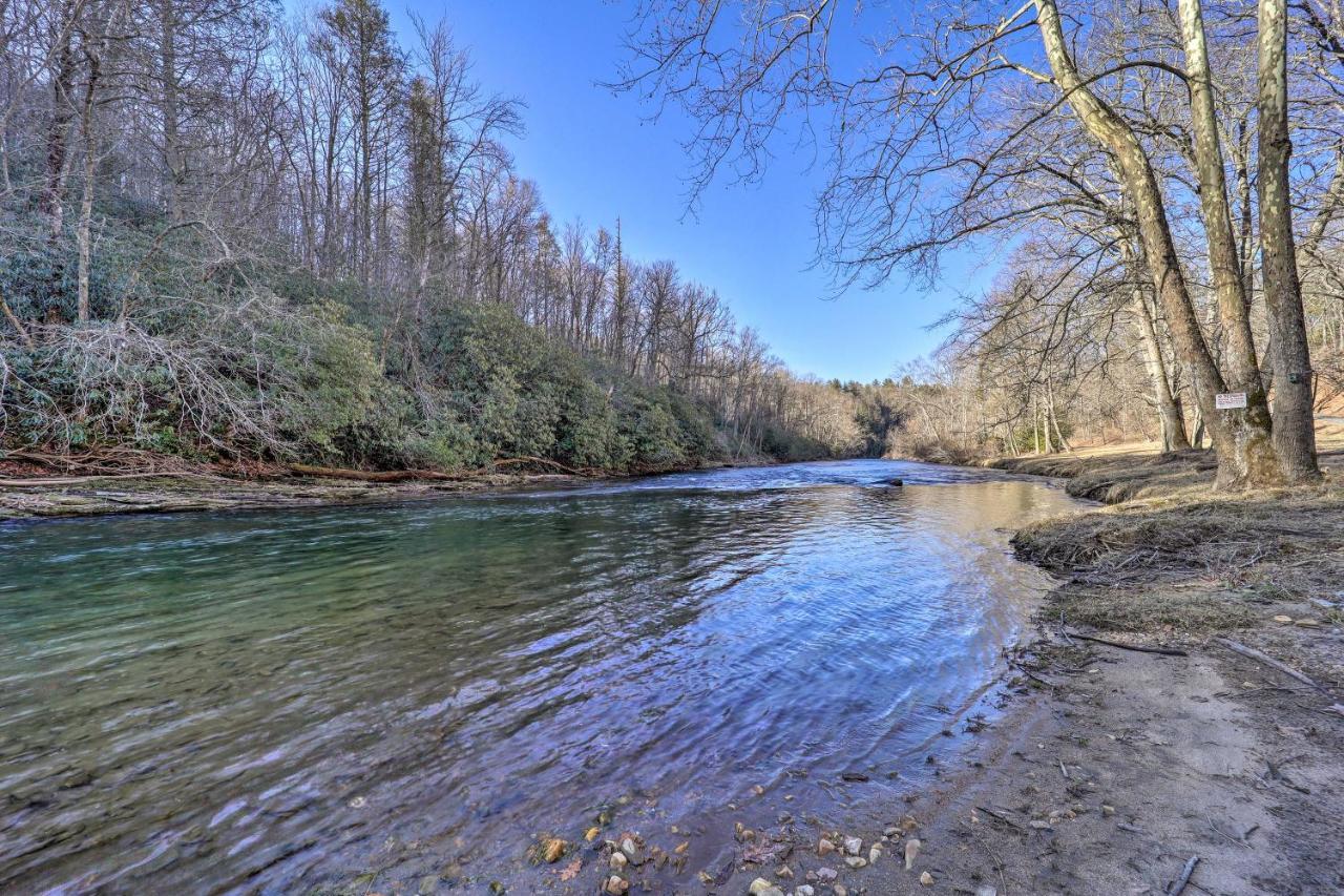 Spruce Pine Riverfront Rental Deck And 2 Fire Pits! Buitenkant foto